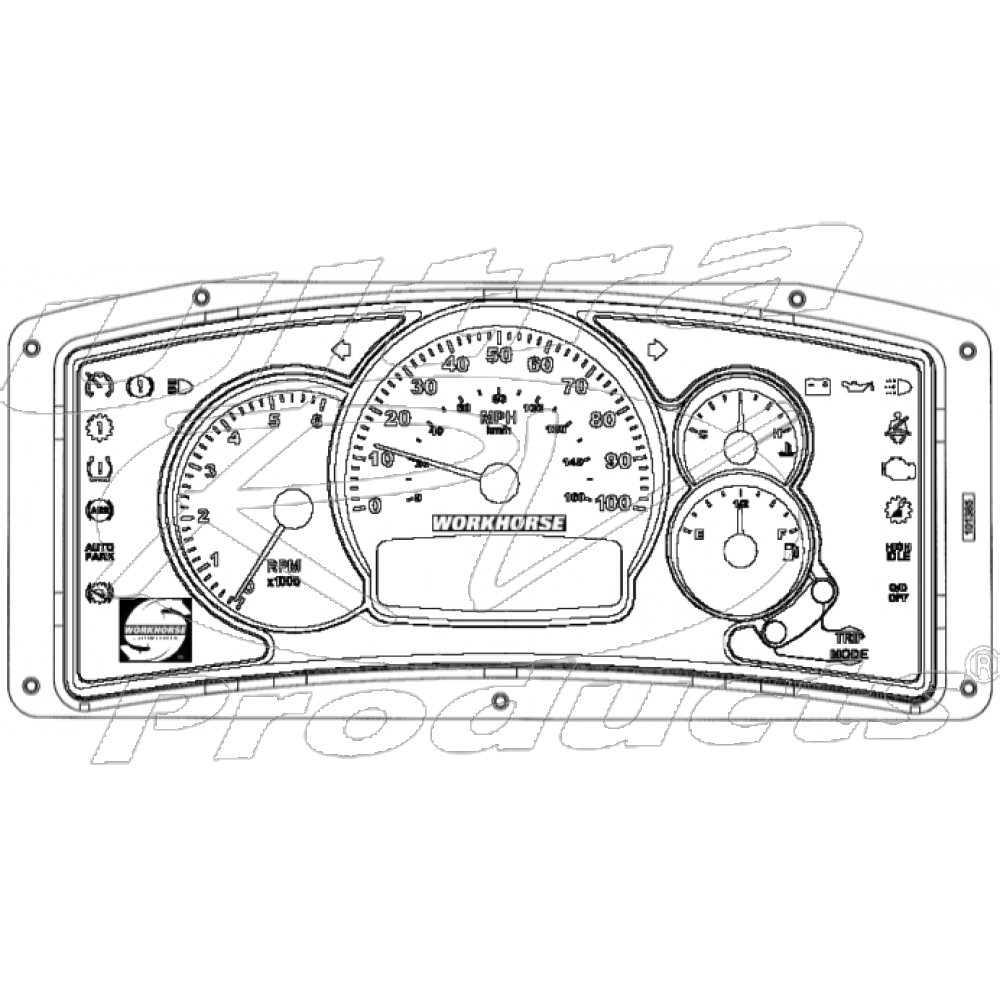 105298R - Workhorse Actia Instrument Cluster Repair Service