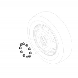 W0007868  -  Wheel Lug Nut 5/8-18