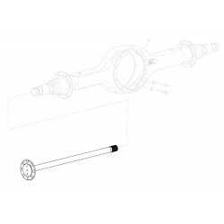 W8001158  -  Axle Shaft - Right Hand (Short - 37.834")