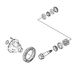 W8001467  -  Kit - Ring Gear and Pinion with Shims and Bearings (Dana 80 - 4.63 Ratio)