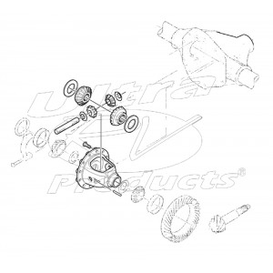 W8003858  -  Kit-differential Case Asm With Ring Gear Bolts