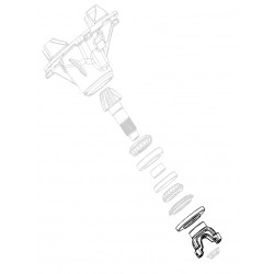 W8005073  -  Yoke And Slinger Asm - Pinion Shaft