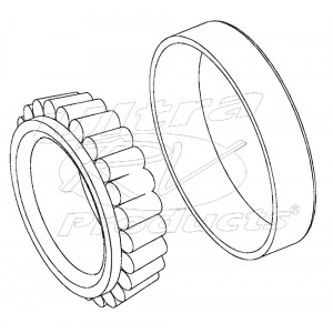W8810214  -  Front Wheel Inner Bearing (I-Beam) 