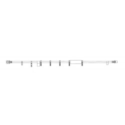 W0013560  - Brake Hose Asm - Right Hand Rear (2011-2012 W62)