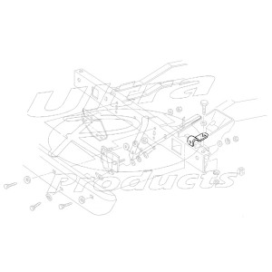 15597970  -  Bracket - Front Bumper Impact Bar, Outer