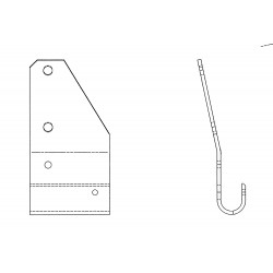 W0008661  -  Radiator Support Stay Plate
