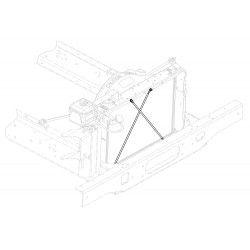 W0010126  -  Brace - Radiator Frame Support