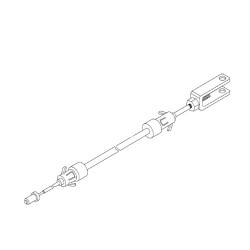 15022040  -  Cable Asm - Park Brake Front (Foot Apply) 