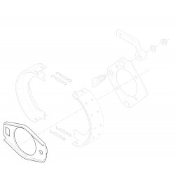 W8000235  -  Plate - Park Brake Support (Strut Asm)