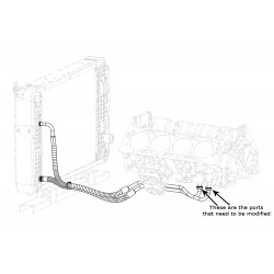 15002888  -  Hose Asm - Engine Oil Cooler 