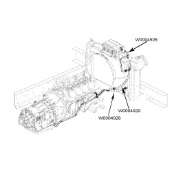 W0004929  -  Hose Asm - Transmission Outlet, Cooler Inlet