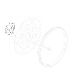 12563532  -  Spacer - Flywheel