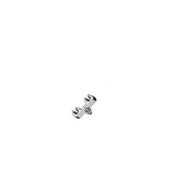 W0000283  -  Clip-2x1/4 Od Tubes 