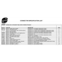 W0009833  -  Harness Asm - Instrument Panel Wiring Extension