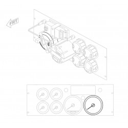 W8000215  -  Gauge - Tachometer (L4B - 3.9L Cummins)