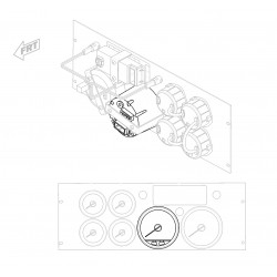 W8000216  -  Gauge - Speedometer (L4B - 3.9L Cummins)