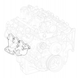 W8802391  -  Manifold Asm - Exhaust Right Hand