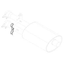 15986364  -  Clamp - Exhaust Pipe Hanger 