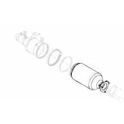 2595055C91  -  Diesel Particulate Filter Asm - V-Ring to Flange