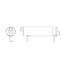 W0000884  -  Muffler Asm - Heavy Duty (L4B - 3.9L Cummins)