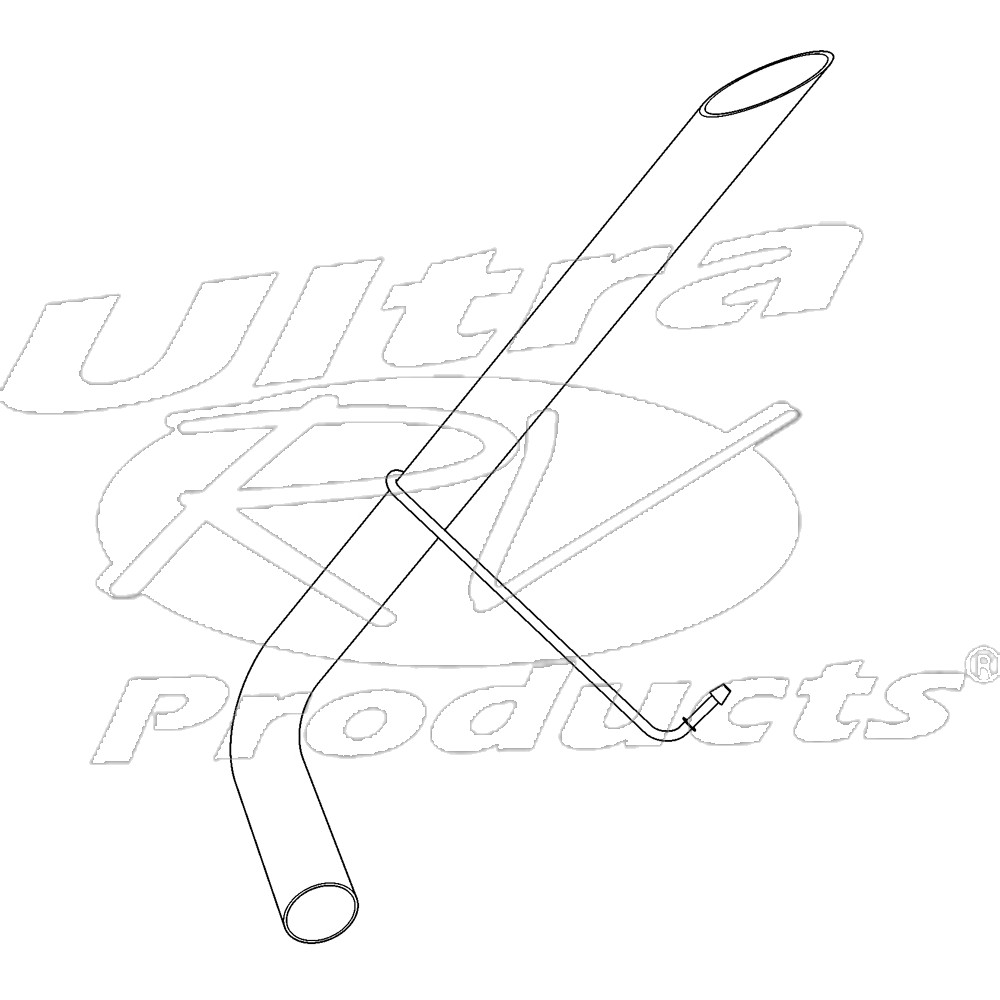 W0009848  -  Pipe Asm- Exhaust Tail RH