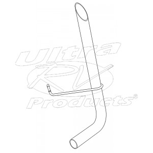 W0009849  -  Pipe Asm- Exhaust Tail LH