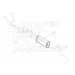 W0012318  -  Muffler Asm - Exhaust With Hangers