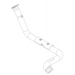 W0012759  -  Pipe Asm - Exhaust Manifold Right Hand