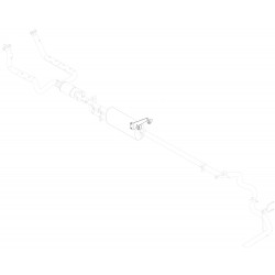 W0013343  -  Hanger Asm - Exhaust Tail Pipe Front