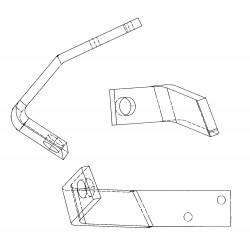 W0003953  -  Bracket - Radiator Stay Upper Right Hand