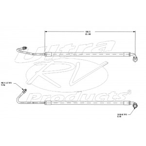 W0011400  -  Hose Asm-booster To Steering Gear