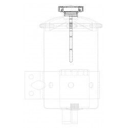 W8001426  -  Power Steering Reservoir Cap And Dipstick Asm