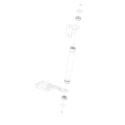 W0006178  - Rear Shock Rubber Bushing Upper or Lower