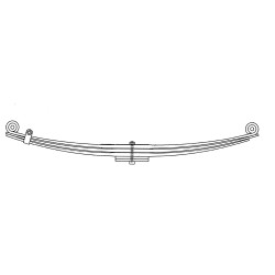 W0009451  -  Spring Asm - Leaf Rear Des Ld 9200lbs (GP3)