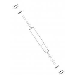 W0010738  -  Rear Shock Absorber Asm With Inner Mounts