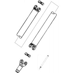 W0012805  -  Shaft Asm - Rear Prop Fixed (SPL 070) (1210M)