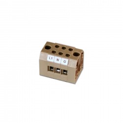 ELE-000-905  -  3 Position Terminal Block 22-8 AWG