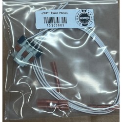 15305883  -  GM/ACDelco OEM PT1025 4-Way Female Gray Connector