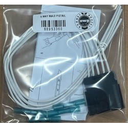 88953360  -  ACDelco GM Original Equipment PT1658 5-Way Male Black Multi-Purpose Pigtail
