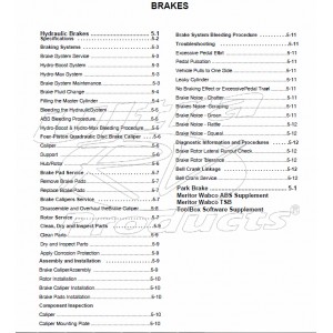 2004-2005 Workhorse Brakes Service Manual Download