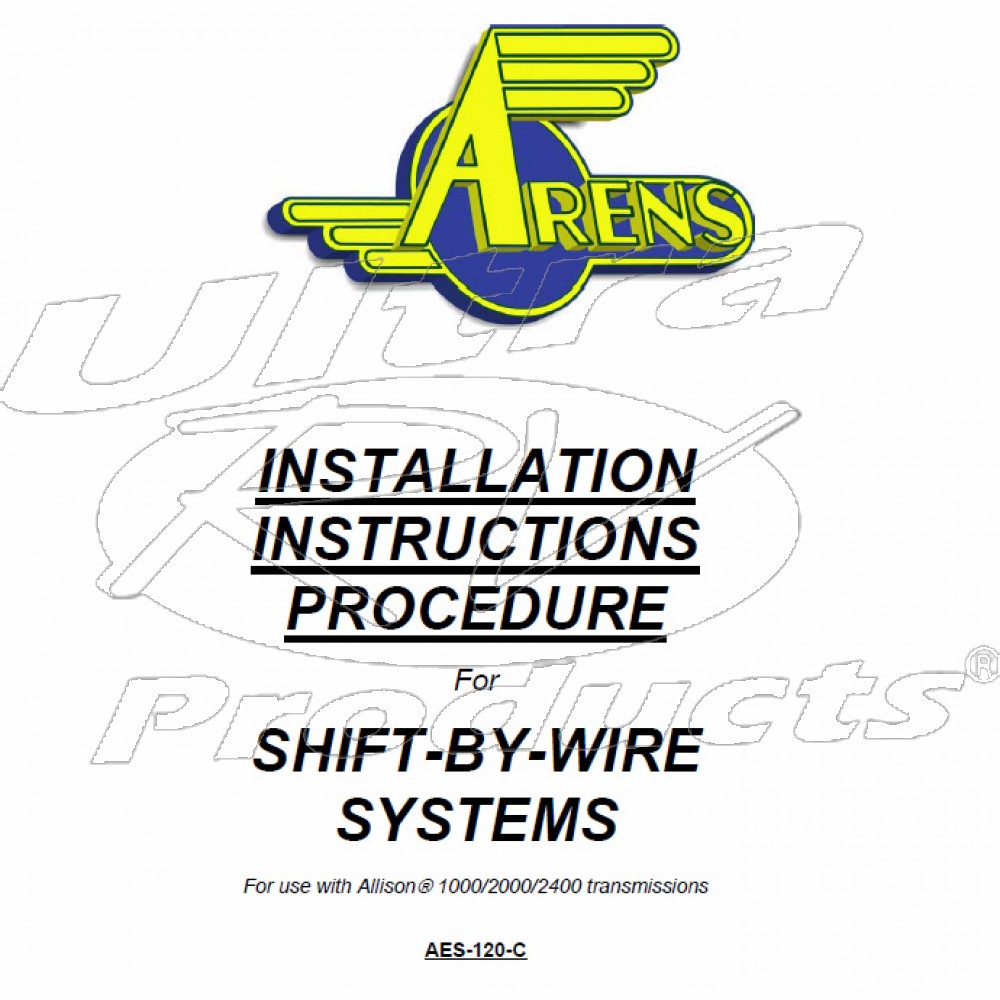 2007-2008 Workhorse R26 UFO Arens Shift-by-Wire Service Manual Download