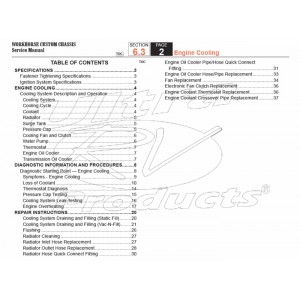 2007-2008 Workhorse R26 UFO Engine Cooling Service Manual Download