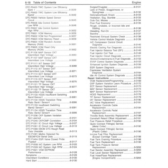 1998 Chevrolet P Series 7.4L V8 Engine Controls Service Manual Download