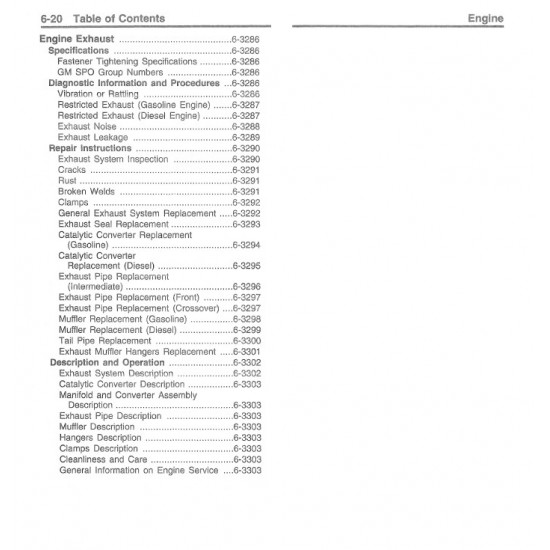 1998 Chevrolet P Series 7.4L V8 Engine Mechanical, Cooling and Exhaust Service Manual Download