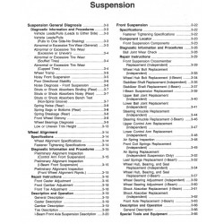1998 Chevrolet P Series Suspension and Rear Axle/Driveline Service Manual Download