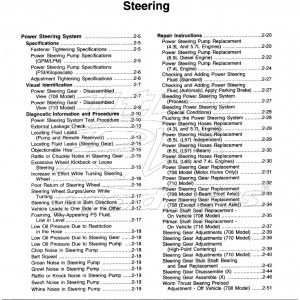 1999-2003 Workhorse Steering Service Manual Download