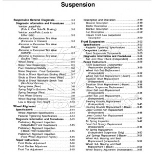 1999-2003 Workhorse Suspension Service Manual Download