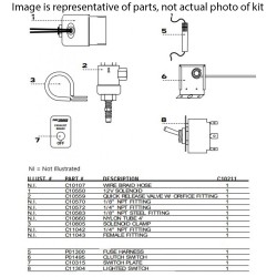 C10318  -  Pacbrake Exhaust Brake Control Group for Caterpillar 3116 Engines