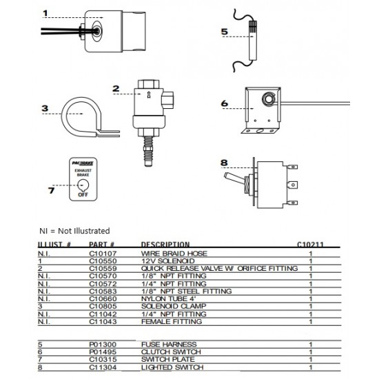 C10211 - Standard Control Group Lighted Toggle C10211 - Standard Control Group Lighted Toggle
