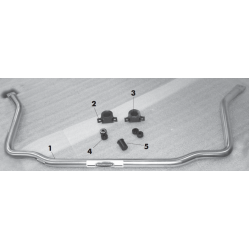 1109-149 Roadmaster Chevy/GMC/Workhorse Express/Savana 3500/4500 1-1/2" Front